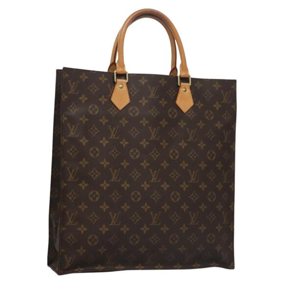 LOUIS VUITTON Monogram Sac Plat Hand Bag - Picture 1 of 15